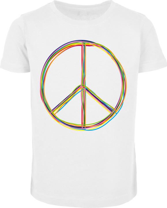 Merchcode Girls Peace - Multicolor Short Sleeve Tee - 167905