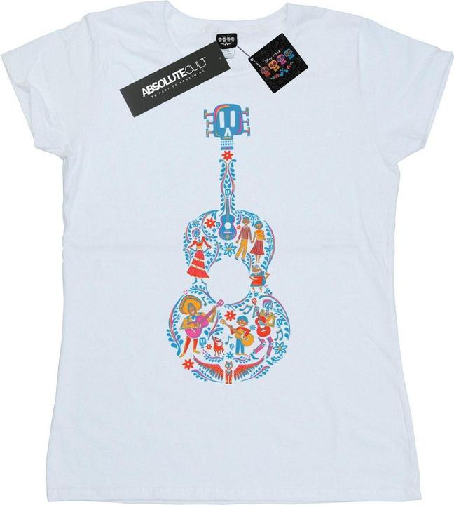 Disney Coco Guitar Pattern TShirt (XXL)
