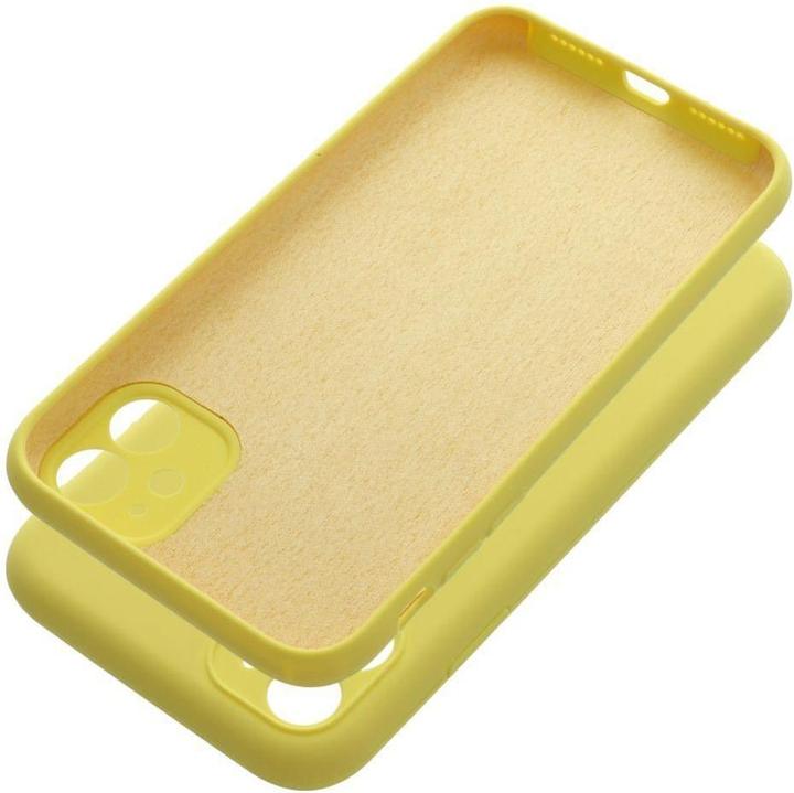 Produktbild OEM Back panel cover Case SILICONE 2mm for IPHONE 11 lemon (Apple iPhone 11)