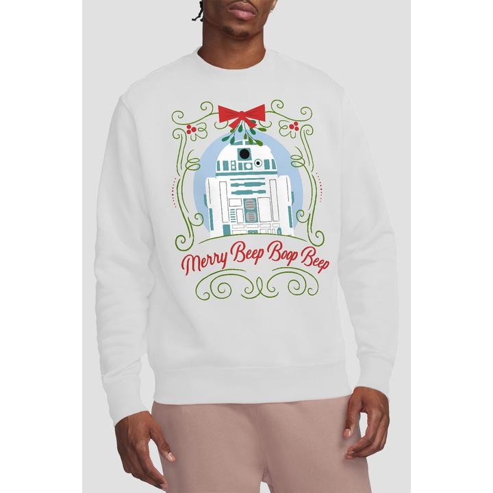 Immagine prodotto Star Wars Merry Beep Boop Beep Felpa Natale R2-D2 Adulto Unisex (XXL)