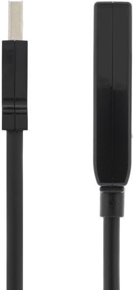 Produktbild Deltaco Cable USB 2.0 extension, 10.0m, active, black (10 m, USB 2.0)