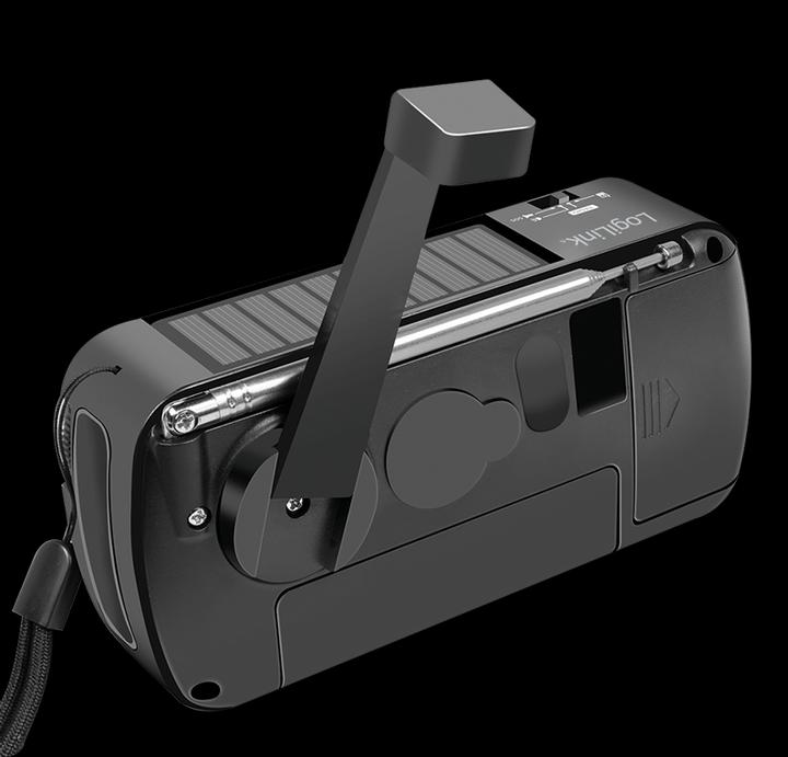 Productafbeelding LogiLink Dynamo handslinger radio (MW, VHF, KW)