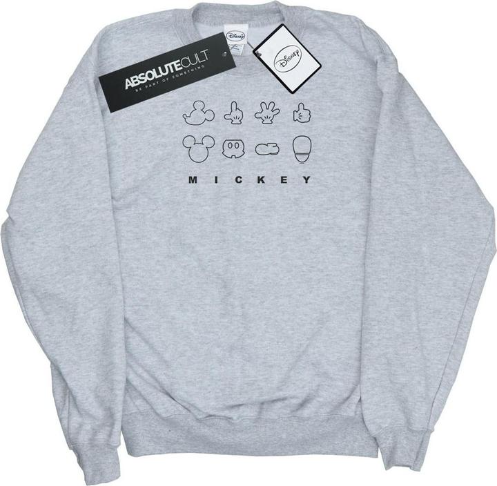 Disney Mickey Mouse Deconstructed Sweatshirt (XL)