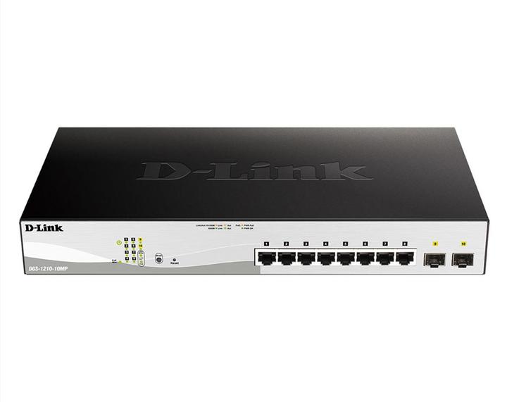 Image du produit D-Link DGS-1210-10MP:10Port SmartSwitch (10 Ports)