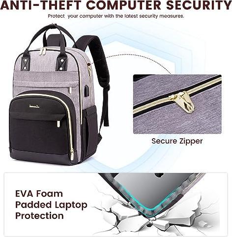 Produktbild Only-Bags.Store Rucksack Laptop-Rucksack 15,6 Zoll Schulrucksack Teenager Wasserdichte Schultasche (23 l)