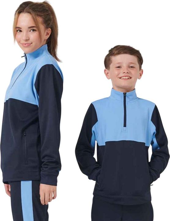 Immagine prodotto Finden & Hales Felpa in Pile Cerniera ad un quarto Bambini (128)