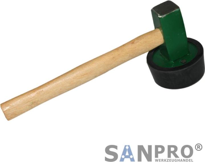Produktbild Sanpro Plattenlegerhammer / Pflasterhammer rund 2500 g (2706 g)