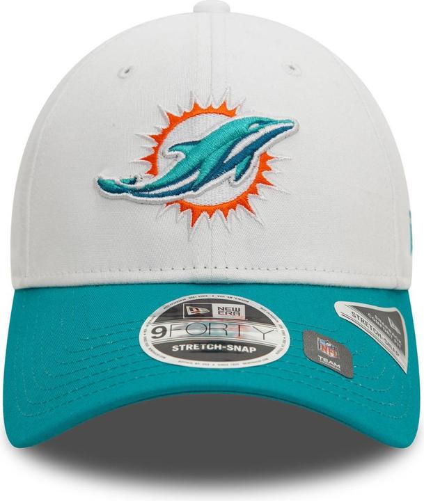 Image du produit New Era 9Forty Stretch-Snap Cap - Miami Dolphins (Taille unique)