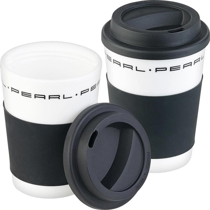 Produktbild Pearl 2er-Set Coffee-to-go-Becher mit Deckel (350 ml, 2 x)