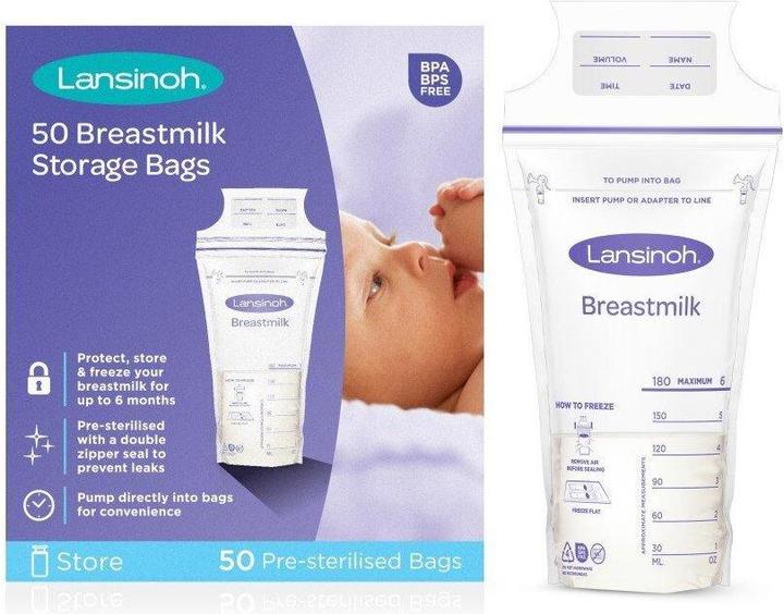Actual product image Lansinoh Breastmilk storage bags