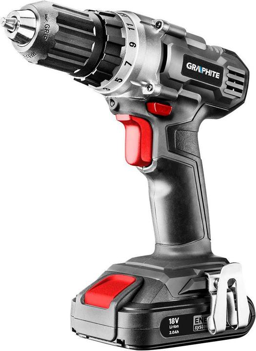 Actual product image Graphite Cordless Drill / Driver Energy + 18V (58G000) (Rechargeable battery operated)