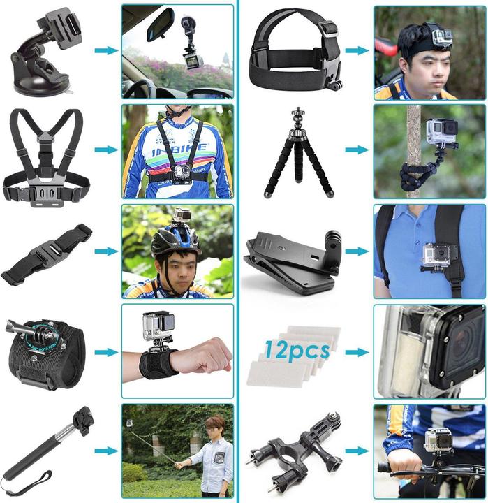 Produktbild GoPro Neewer 50in1 Action Camera Accessory Kit (Diverse)