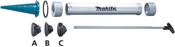 Productafbeelding Makita snoerloos afdichtpistool DCG180RAEX 18V Li-ion, 2x2.0Ah