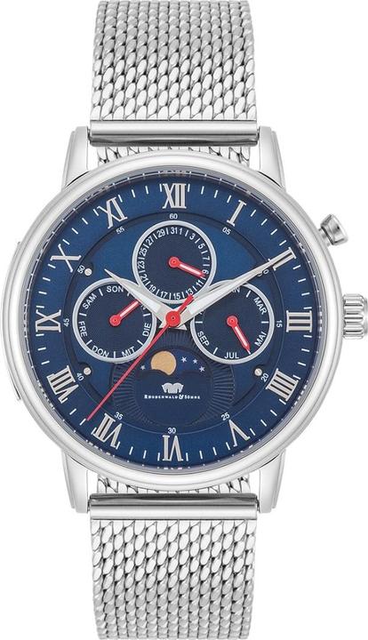 Immagine prodotto Multifunzioni Moontime II Acciaio Inox Argento - 34104 (Orologio da polso analogico, 40 mm)