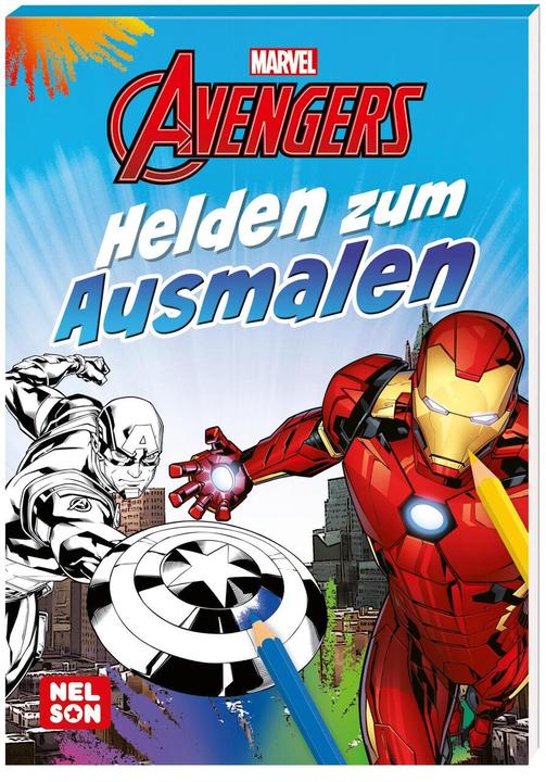 Marvel Avengers: Heroes to colour in