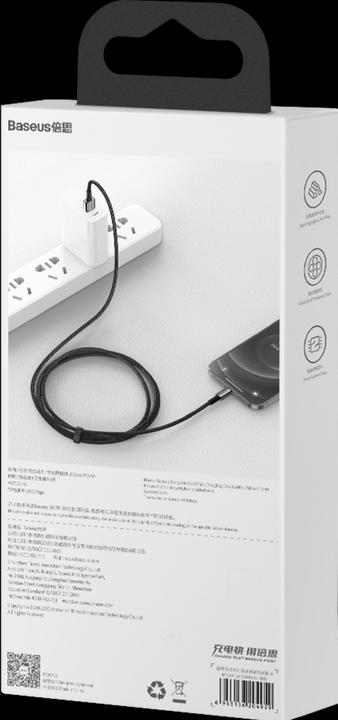 Actual product image Baseus Tungsten Gold Series (2 m, USB 2.0)