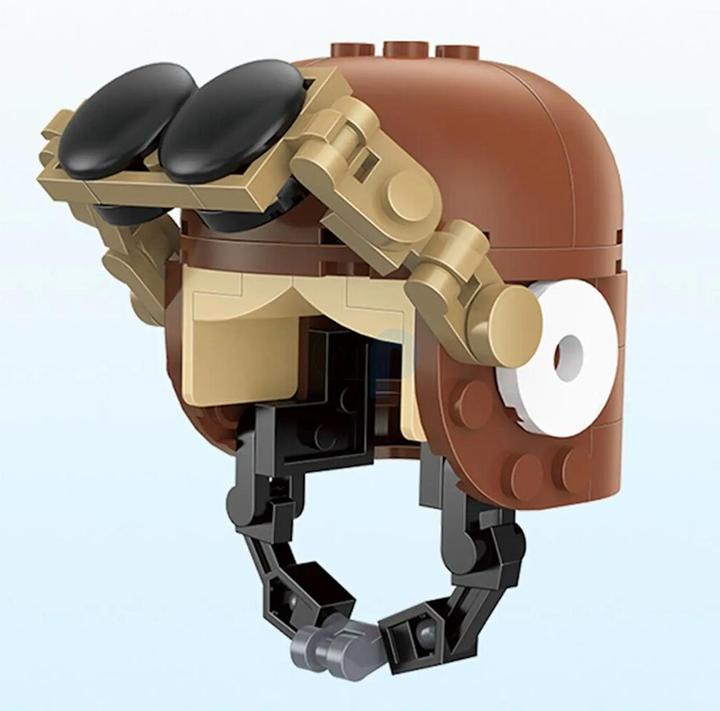 Actual product image Balody 21063 - Vespa Blue (1078 pieces)