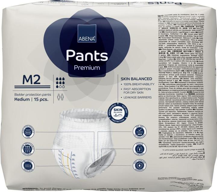 Actual product image Abena Premium M2 blue (15 x, M)