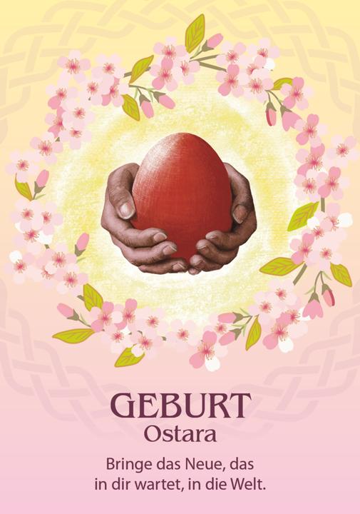 Actual product image Jahreskreis - Orakel der keltischen Feste (German, Peter Eckel, Grit Rademacher, Antara Reimann, 2023)
