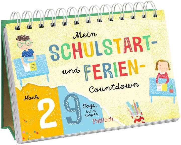 Mein Schulstart- und Ferien-Countdown (Harter Einband, Deutsch)