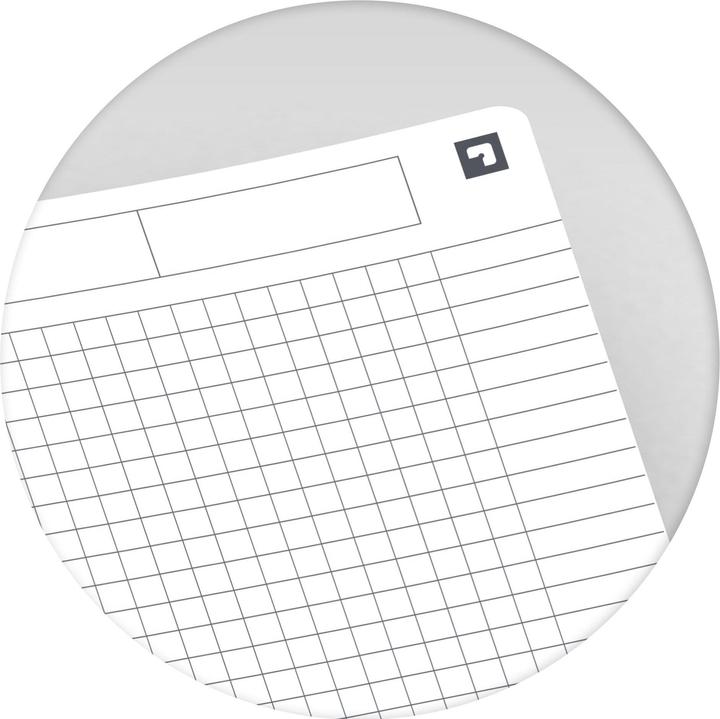 Actual product image Oxford Writing Pad A4, Squared, Multi-coloured (A4, Checked)