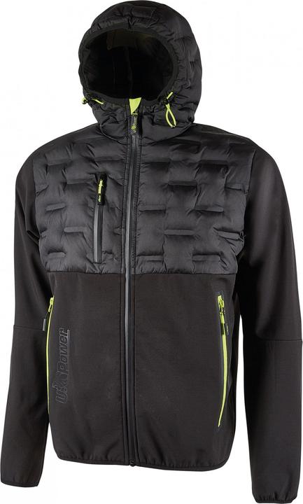 U-Power Softshell-Jacke SPOCK black carbon, Gr.S (S)