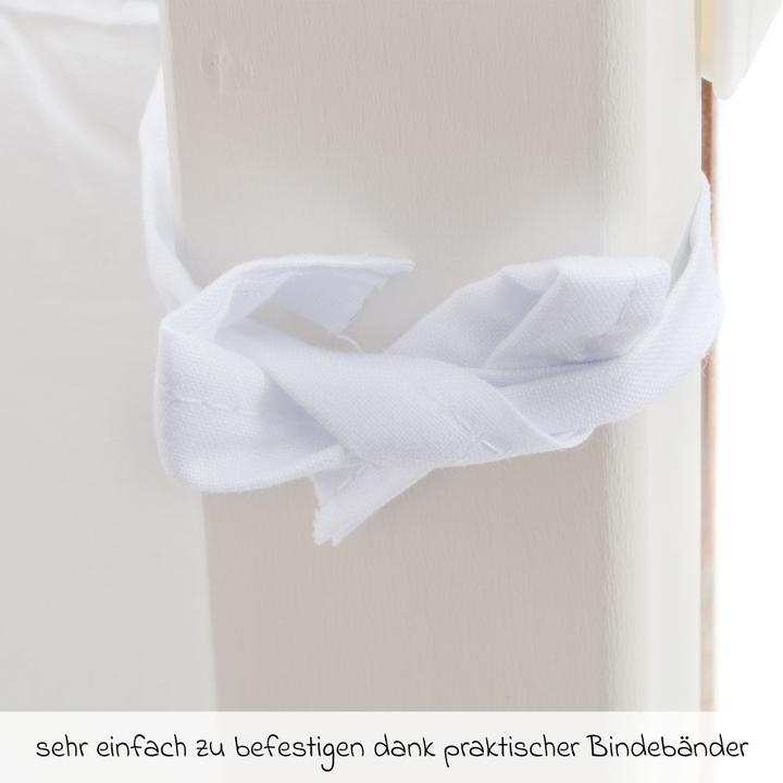 Produktbild Fillikid Babynestchen & Bettschlangen Nestchen für Beistellbett Nino 175 cm - Weiss