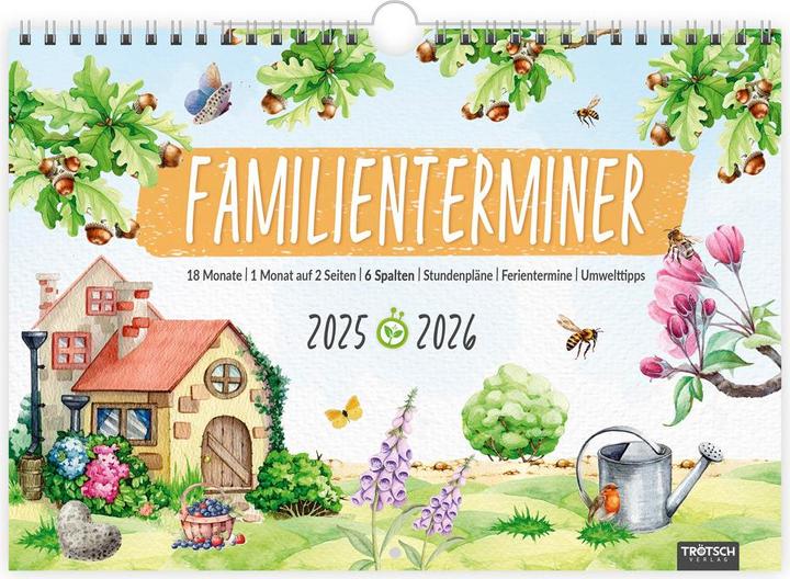 Actual product image Trtsch Family Terminator Landgre for 18 months 2025/2026 (30 x 21 cm, Hardcover, German)