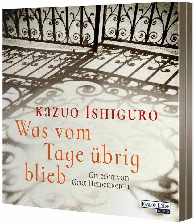 Actual product image Was vom Tage übrig blieb (German, Hermann Stiehl, Gert Heidenreich, Kazuo Ishiguro, 2017)