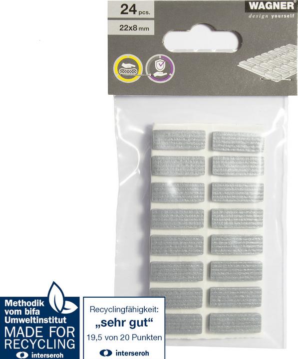 Actual product image Vibration damper soft pad 22x8 mm 24 pcs. (24 Piece)