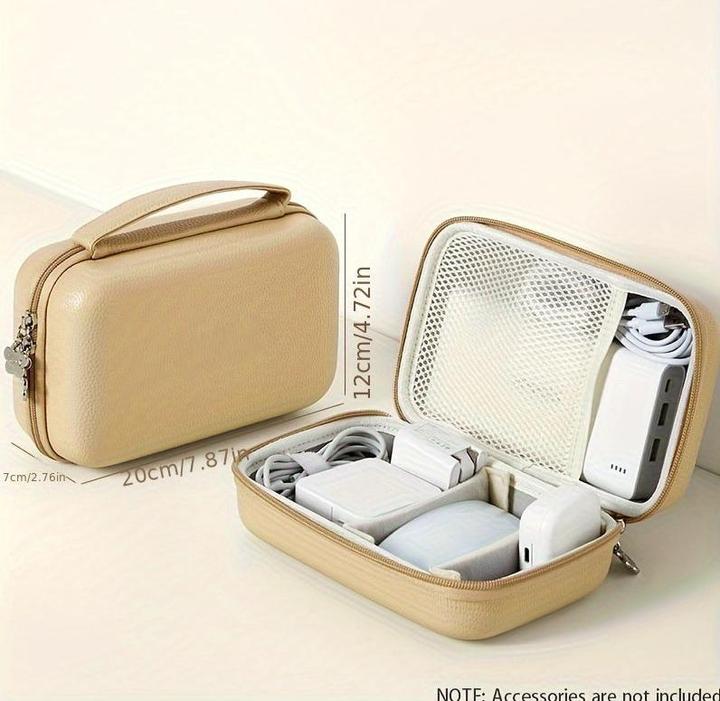 Immagine prodotto Only-Bags.Store Organizzatore di adattatori per caricabatterie per laptop in pelle EVA: custodia rigida per