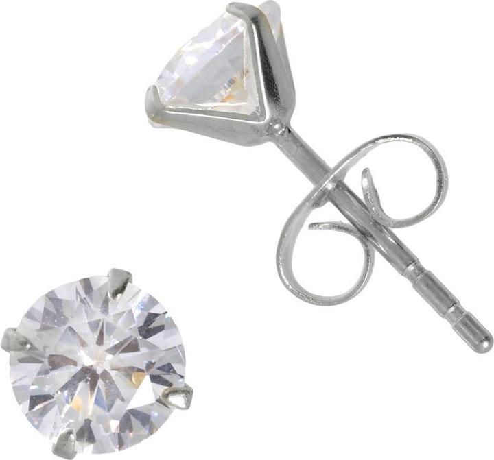 Bijouteria Ohrstecker (Edelstahl, Kristall)