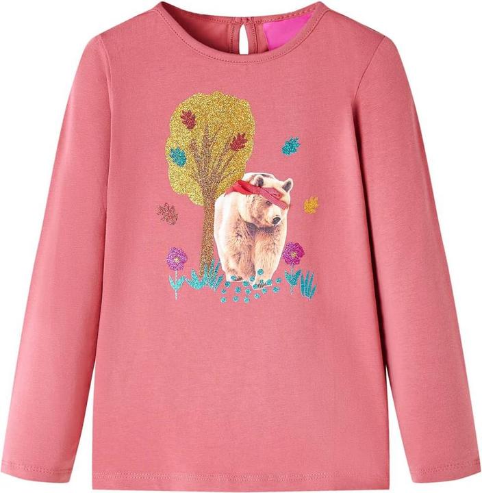 Immagine prodotto VidaXL Camicia da bambino a maniche lunghe rosa scuro 140,Materiale: 95 % cotone. 5 (140)