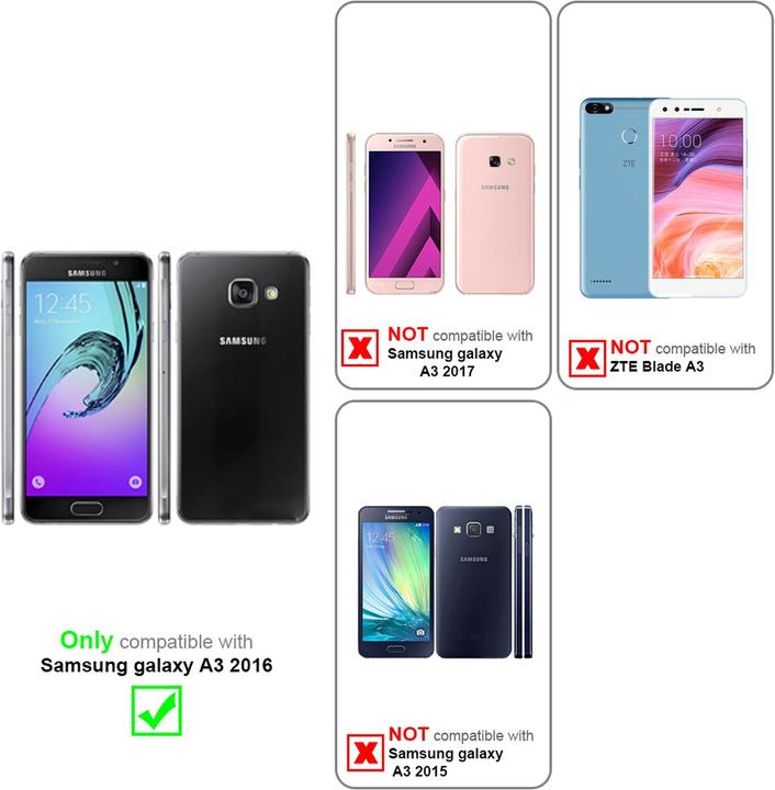 Image du produit Cadorabo Housse Flip wie Invis (Samsung Galaxy A3 (2016))