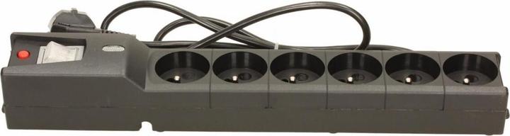 Productafbeelding Lestar LX 610 G-A overspanningsbeveiliging 1,5m zwart Zwart 6 AC uitgangen 230 V 1 5 m (6 x, IEC 320, 1.50 m)