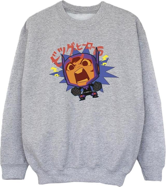 Disney Big Hero 6 Baymax Hiro Angry Manga Sweatshirt Mädchen