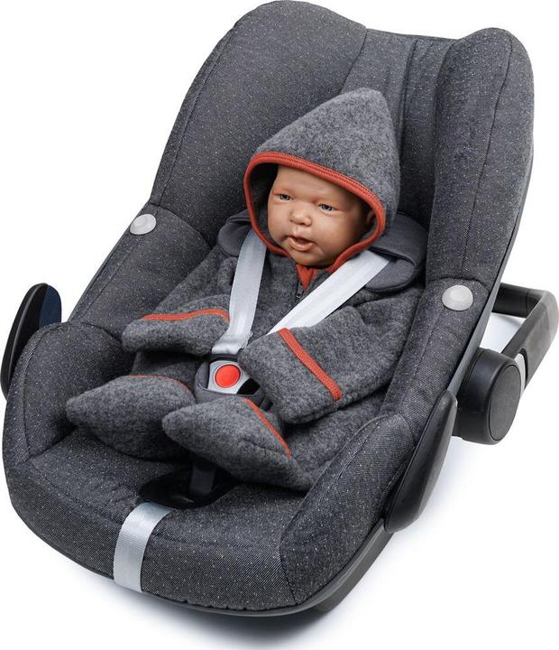 Actual product image Liebes von Priebes BIO merino wool fleece jumpsuit Henry (50, 52, 54, 56)
