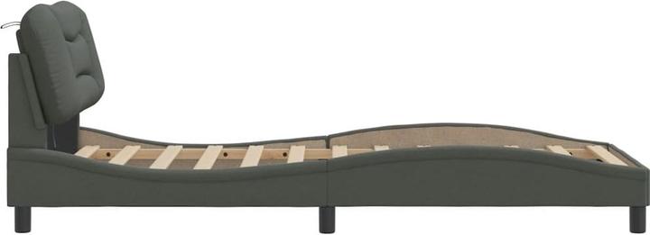 Produktbild VidaXL Bettgestell mit LED Stoff (90 x 200 cm)