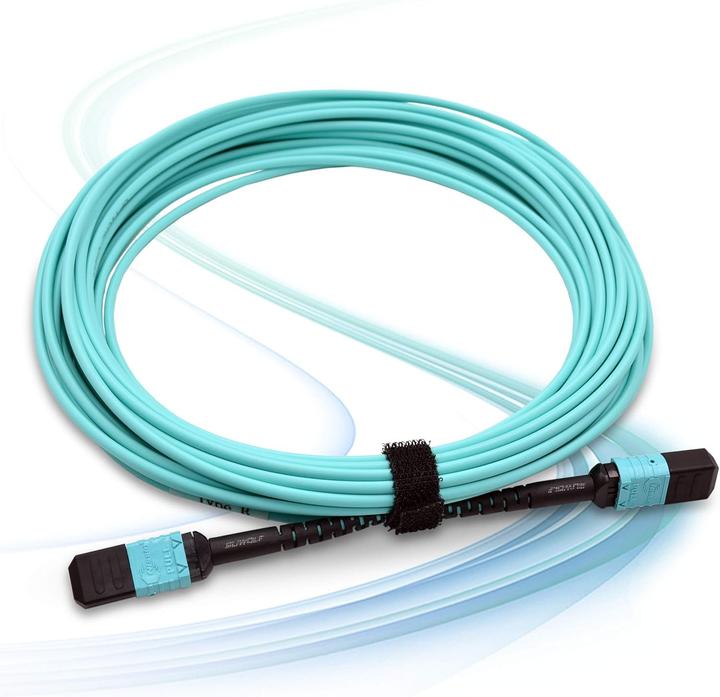 Produktbild Suwolf MPO zu MPO LWL Patchkabel (12 Fasern, Typ-B) (1 m)