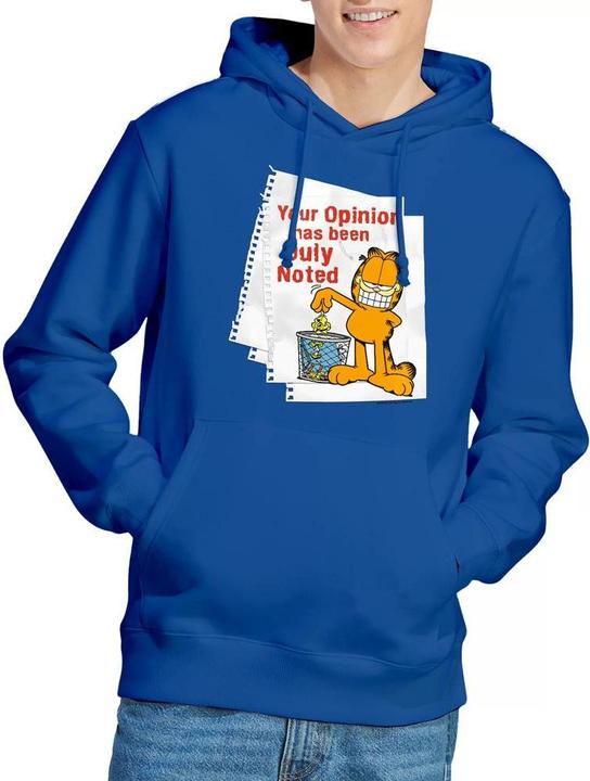 Immagine prodotto Garfield Duly Noted Felpa con Cappuccio Uomo (S)