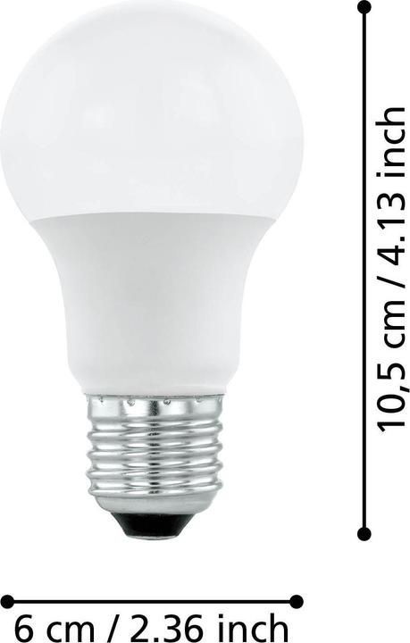 Produktbild EGLO Leuchtmittel (E27, 4.90 W, 470 lm, 1 x, D)