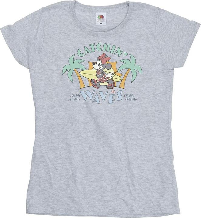 Disney Minnie Mouse Catchin Waves TShirt (L)