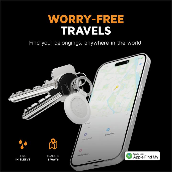 Actual product image Xtorm TravelTag 1 stück - IP64 (Apple)