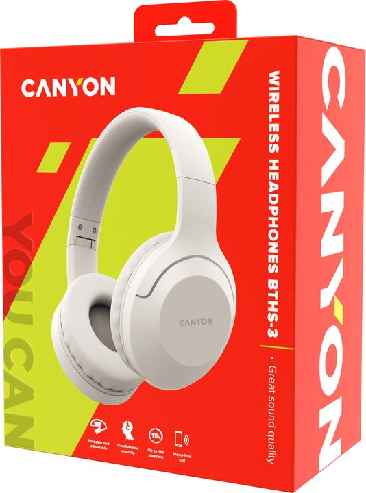 Image du produit Canyon BTHS-3 (pas de réduction du bruit, 15 h, Sans fil, Filaire)