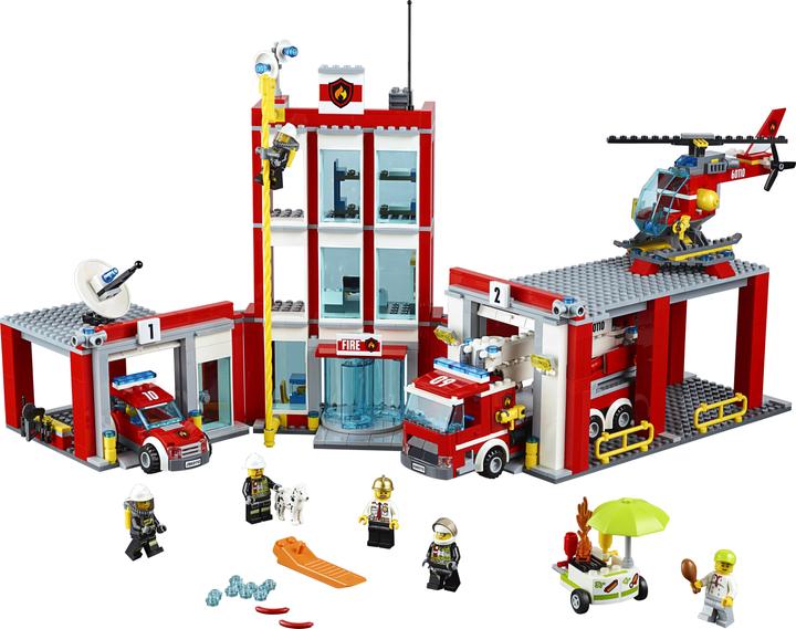 Produktbild LEGO City Grosse Feuerwehrstation (60110, LEGO City)
