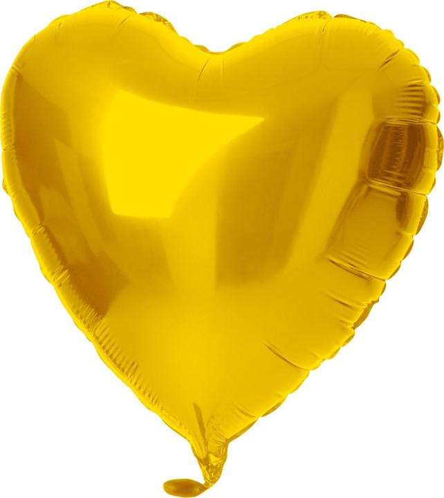 Image du produit Folat Ballon en forme de coeur doré - 45 cm (1 x)