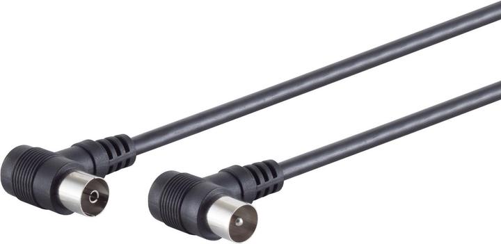 Actual product image Shiverpeaks S/CONN maximum connectivity antenna cable, 100% shielded, coax plug angle to coax socket Win (80 dB, Antenna cable)
