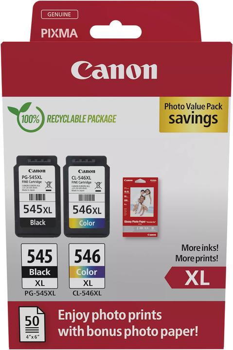 Image du produit Canon PG-545XL/CL-546XL Photo Value Pack (CF, Color)