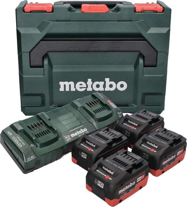 Produktbild Metabo Basis Set LiHD 18 V + 4x Akku 8,0 Ah +Â 2x LadegerÃ¤t + metaBOX ( 685135000 ) (18 V)