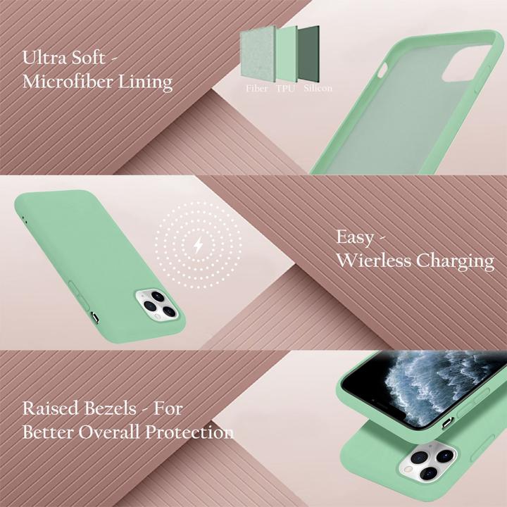 Productafbeelding Cadorabo TPU Liquid Silicone Case Cover (Apple iPhone 11 Pro)